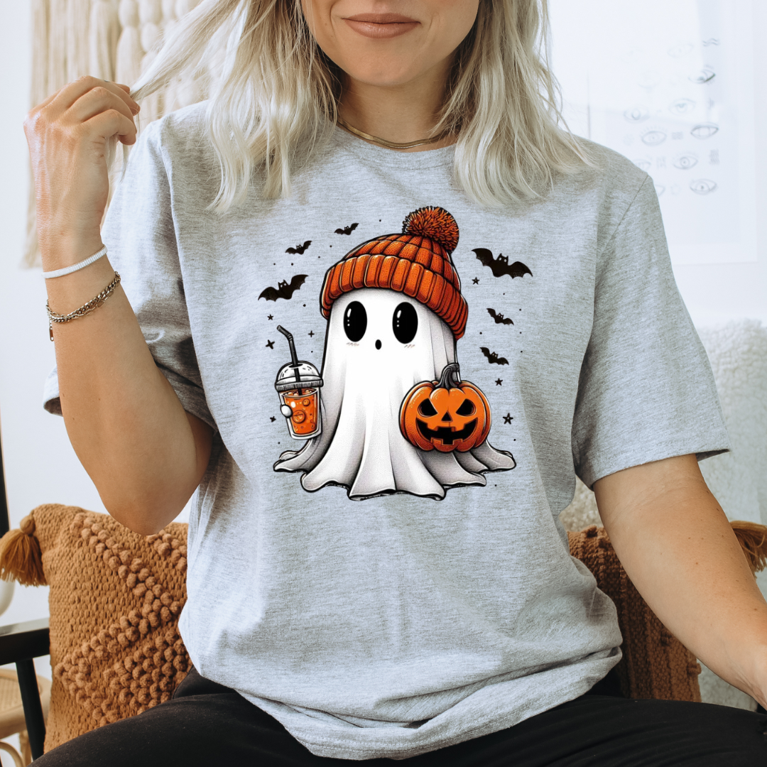 Cute Ghost with Bats