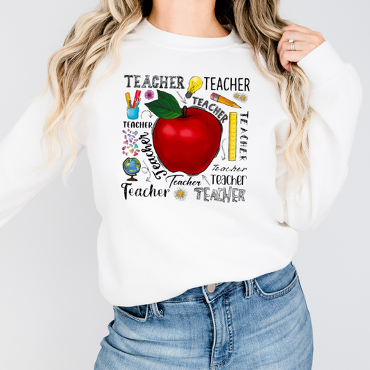 Teacher with Apple