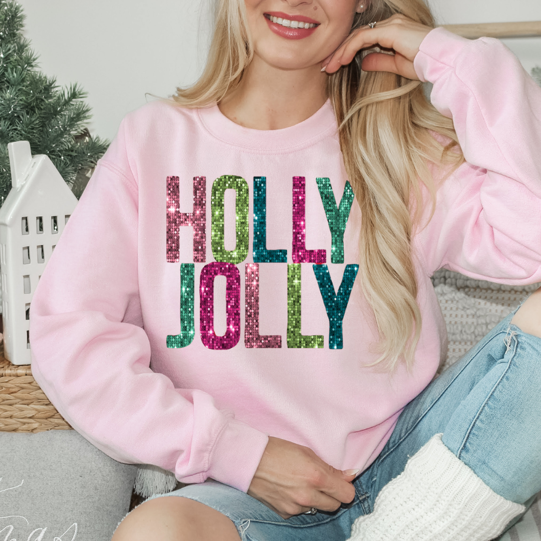 Holly Jolly (Faux Sequins)