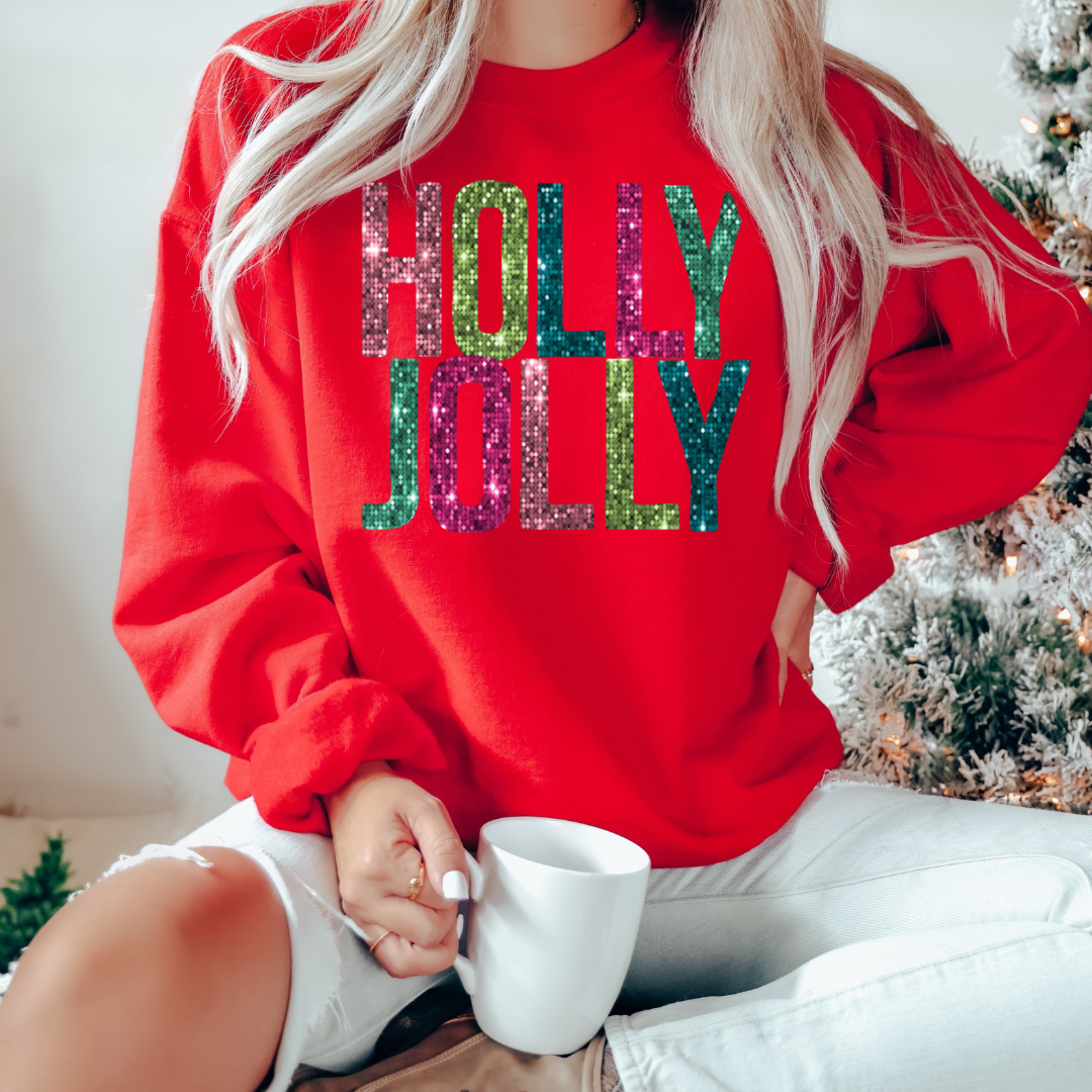 Holly Jolly (Faux Sequins)