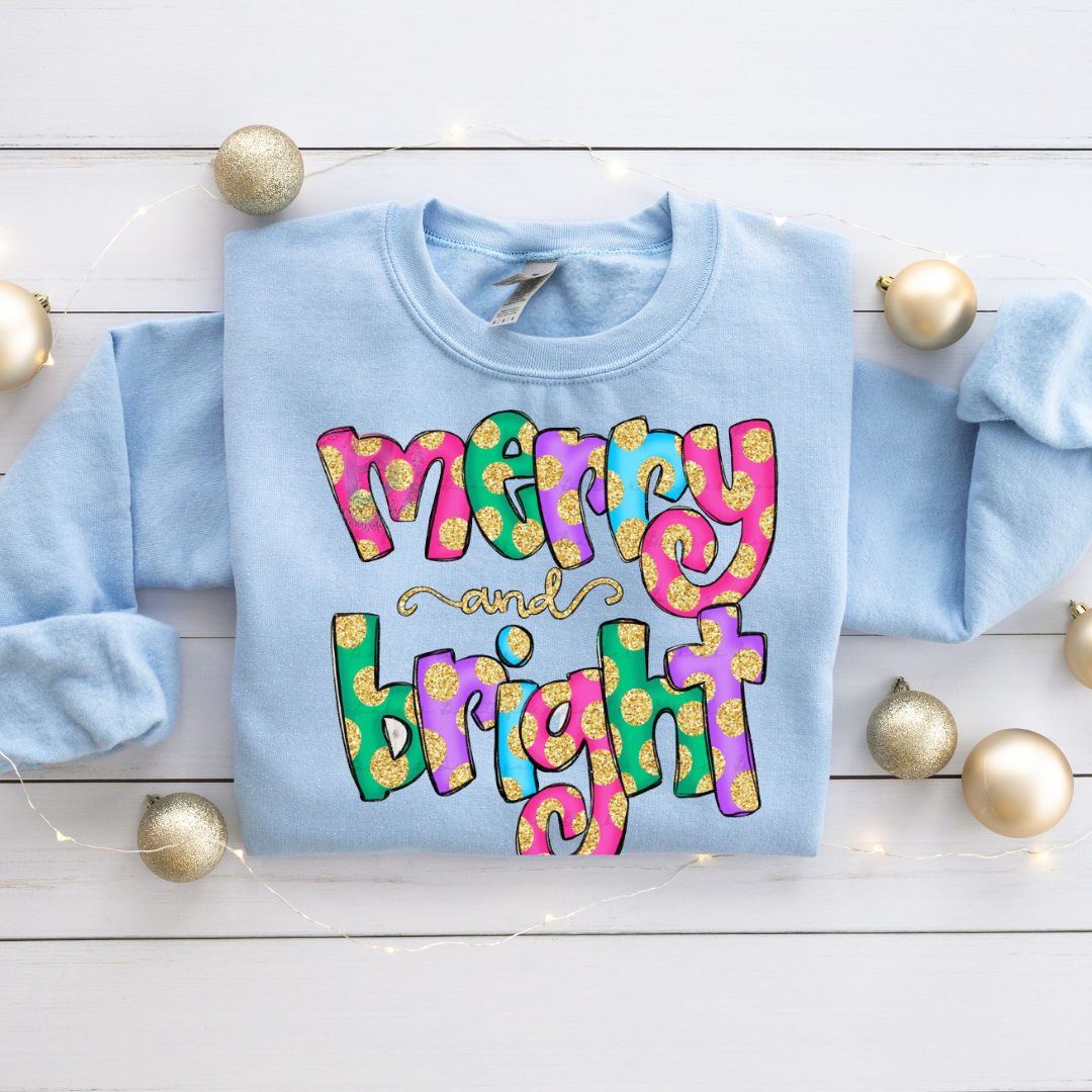 Merry & Bright (Faux Glitter)