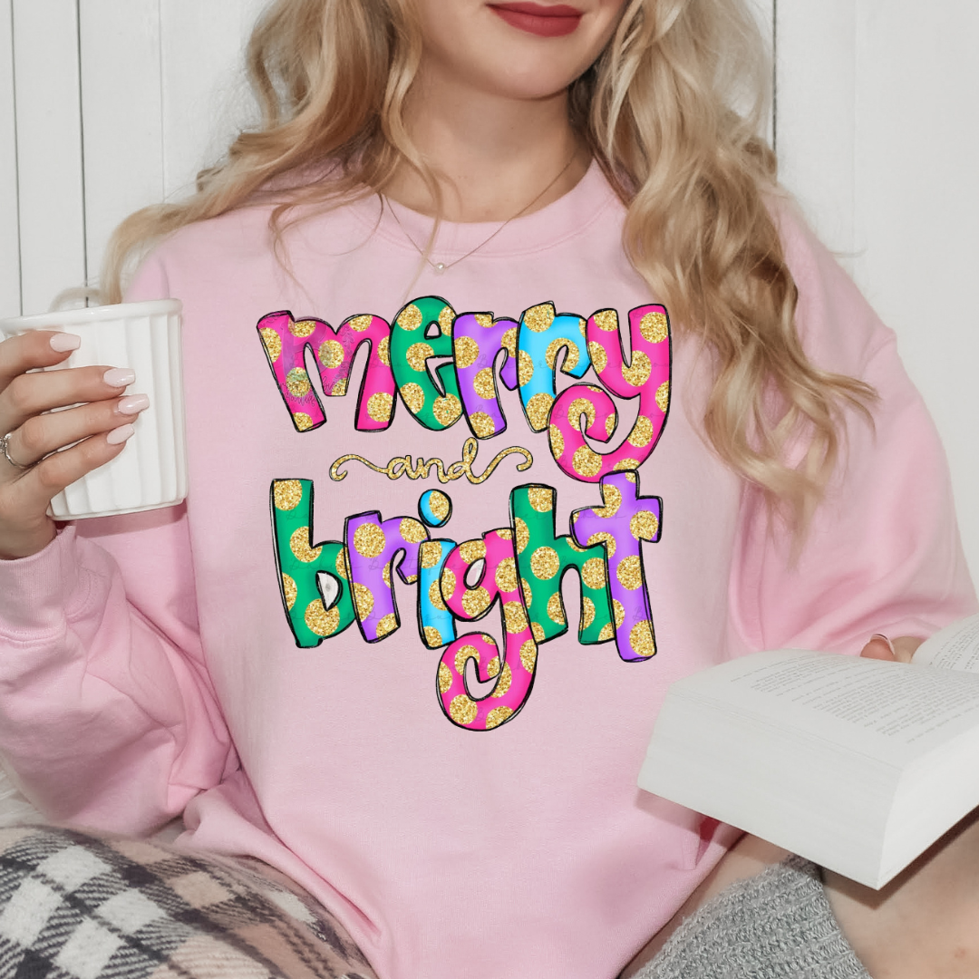 Merry & Bright (Faux Glitter)