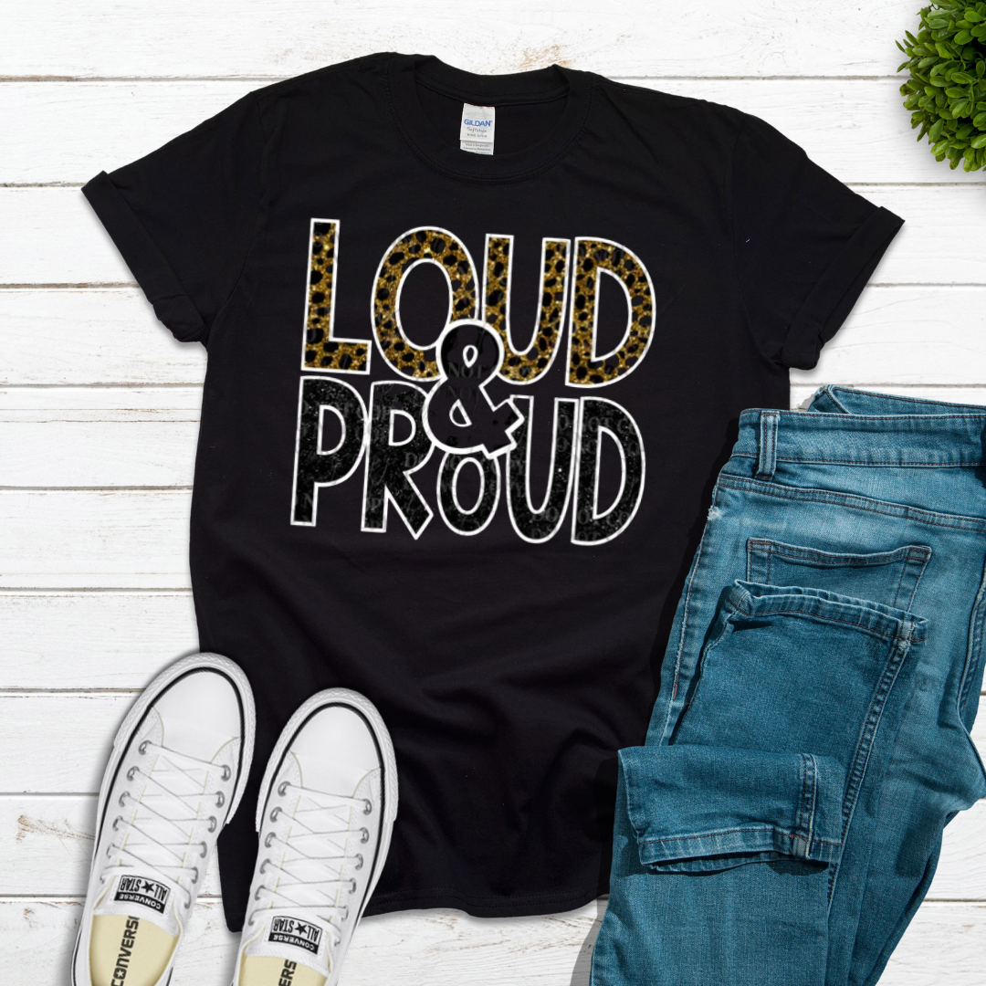 Loud & Proud Black & Gold