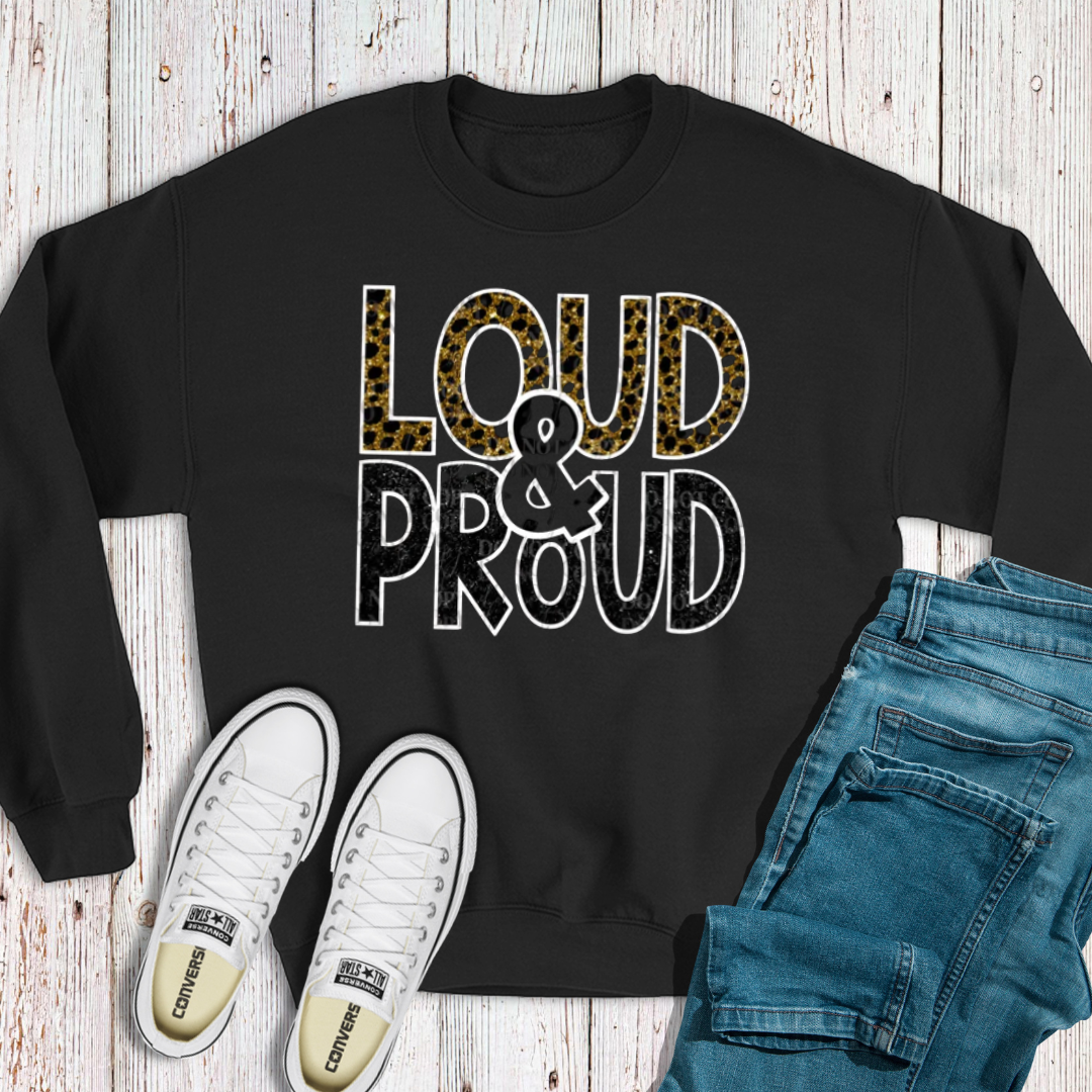 Loud & Proud Black & Gold