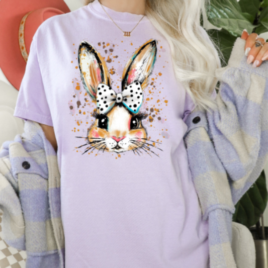 Bunny Splatter with Bow