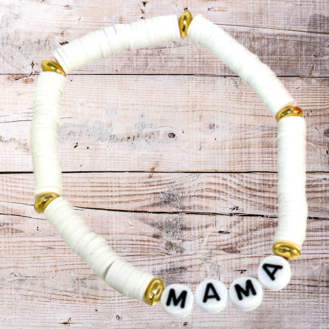 MAMA Heishi Bead Bracelet