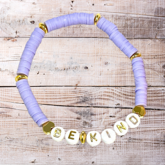 BE KIND Heishi Bead Bracelet