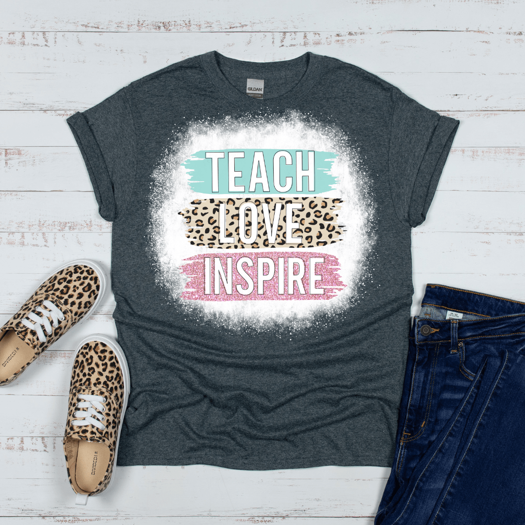 Teacher Life Bleached Tee