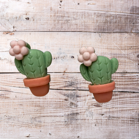 Cactus Clay Earrings