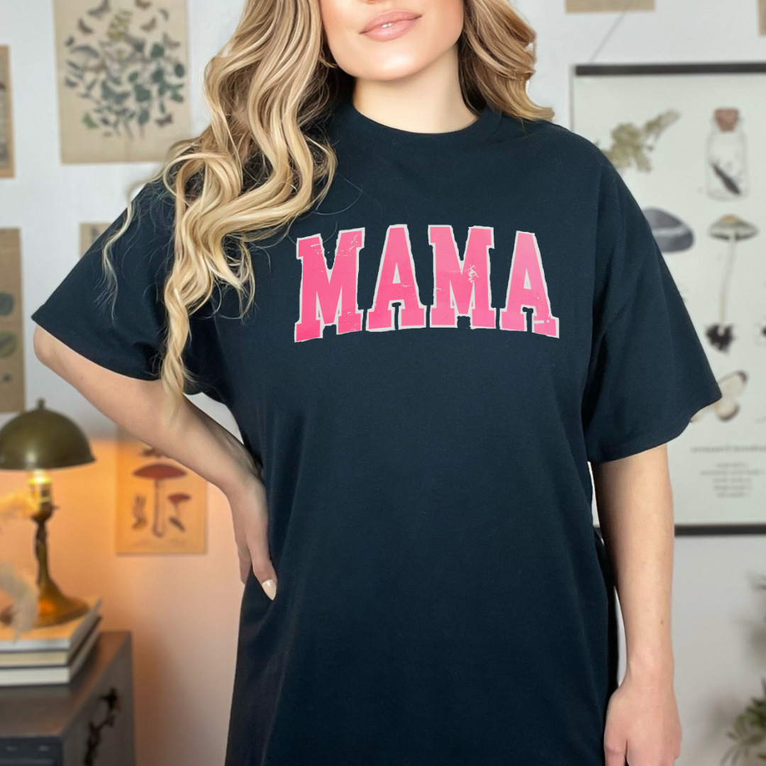 Women's Dash Forward Mama Tee - Light Pink